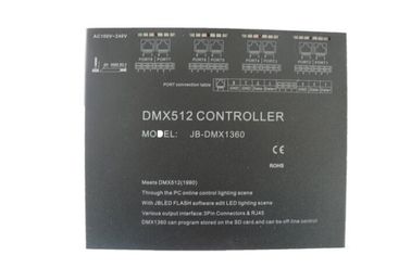 Τηλεχειρισμός ελεγκτών 4096 καναλιών AC100-240V μαύρος DMX512 κύριος διαθέσιμος