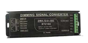 DMX σε 0 - πλήρης προστατευτική κατοικία αργιλίου μετατροπέων σημάτων 10V PWM διαθέσιμη
